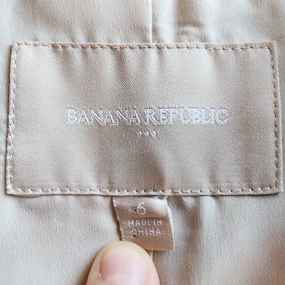 Banana Republic Tan Blazer Size Small - Picture 7 of 15